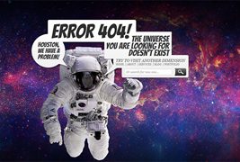 太空宇航员动画404特效