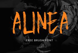免费商用字体-手写书法免费英文字体 Alinea
