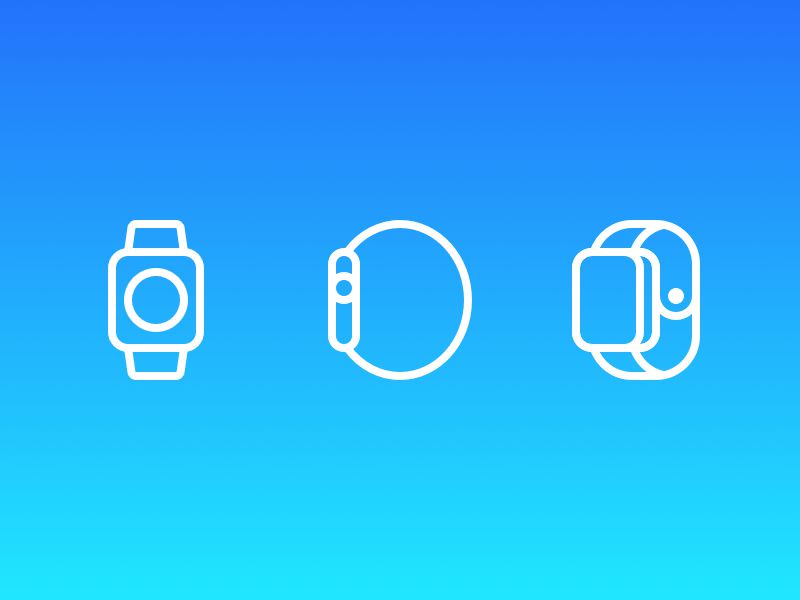 Apple Watch Illustrations图标