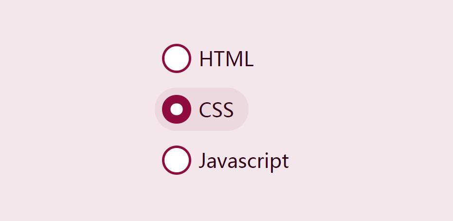 CSS3美化单选按钮点击选中动画特效