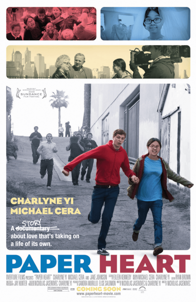 movie poster for Charlyne Yi’s Paper Heart