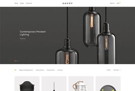 WordPress主题汉化版 Savoy V2.3.3极简电商外贸商城主题