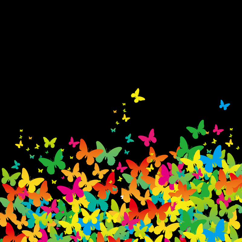 Painted colorful butterfly background vector.jpg