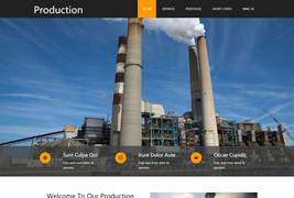 工业生产建筑企业网站模板