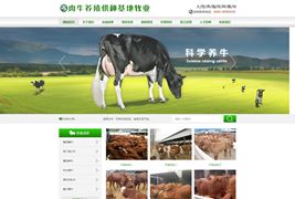 易优Eyoucms肉牛养殖供种基地牧业公司网站模板源码/带手机端