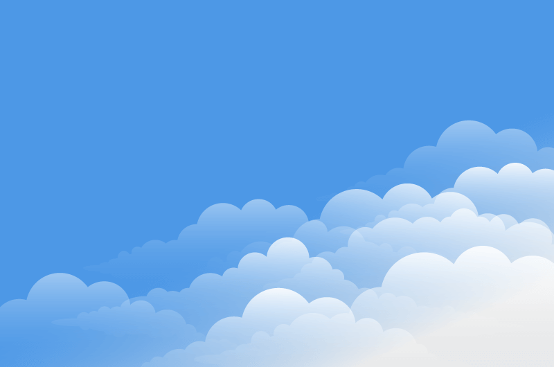 简单的蓝天白云背景矢量素材