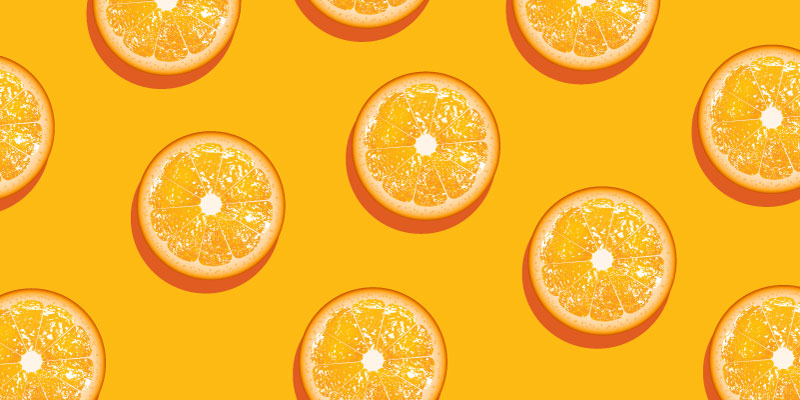 美味橙子背景矢量素材