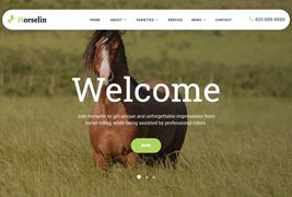 养马场畜牧业网站织梦模板/自适应手机版马匹饲养养殖场网站模板下载