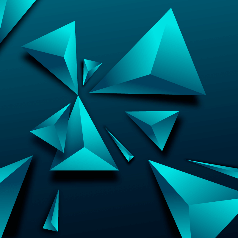 3D三角形抽象背景矢量素材