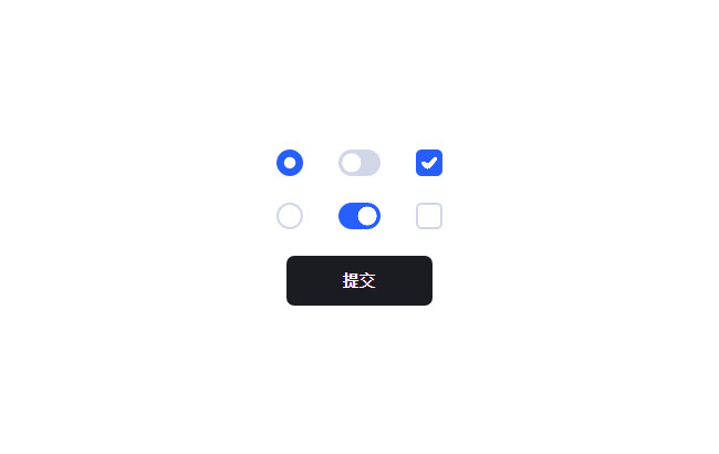 SVG单选多选表单按钮动画特效