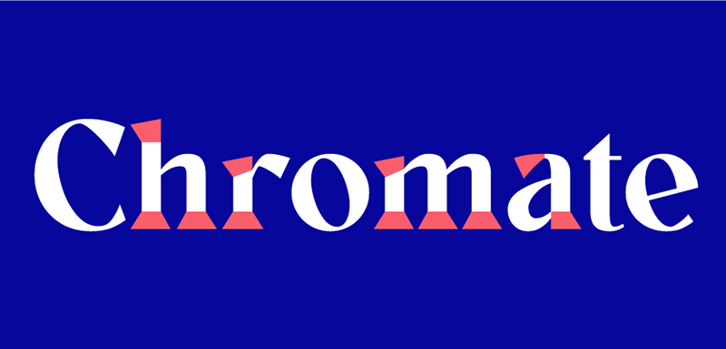 免费商用字体-现代衬线粗矿唯美英文字体Chromate下载