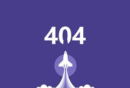 css3火箭发射图形404网页特效