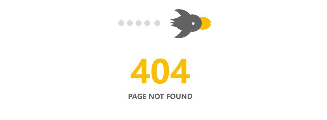 原创纯css3响应式动画乌鸦飞过404错误页面模板