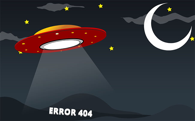 jQuery特效-UFO适合404页面模板