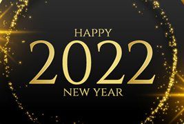 金色灿烂的2022新年快乐banner矢量素材