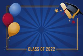 2022年学士毕业背景矢量素材