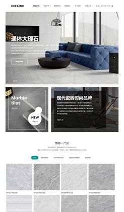 简单的家用瓷砖公司HTML静态网站模板