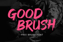 免费商用字体-手写书法免费英文字体 Good-Brush