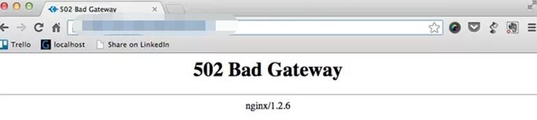 网站访问报错502 bad gateway该怎么解决?