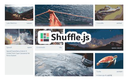 响应式网格分类、排序和筛选插件Shuffle.js