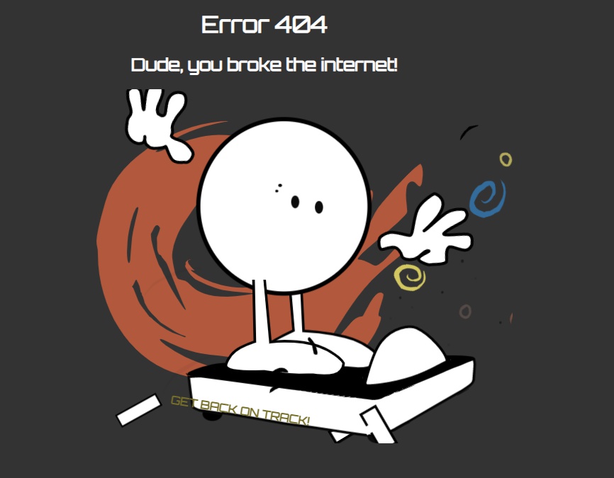 404错误页面动画模板