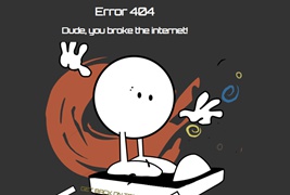 404错误页面动画模板