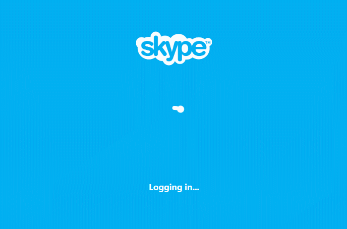 仿skype登录的css3加载动画特效